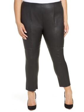 NEW PARI PASSU 100% Lamb Leather Merit Stretch Pants NEW